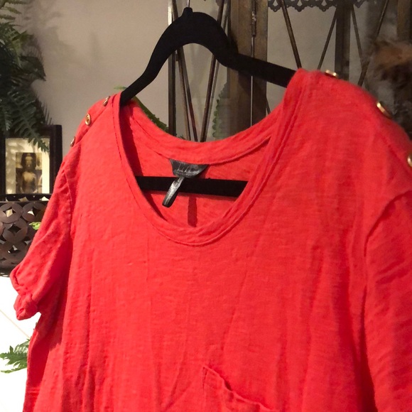 Coral Dream colored T-shirt Dress/Tunic - Picture 2 of 5